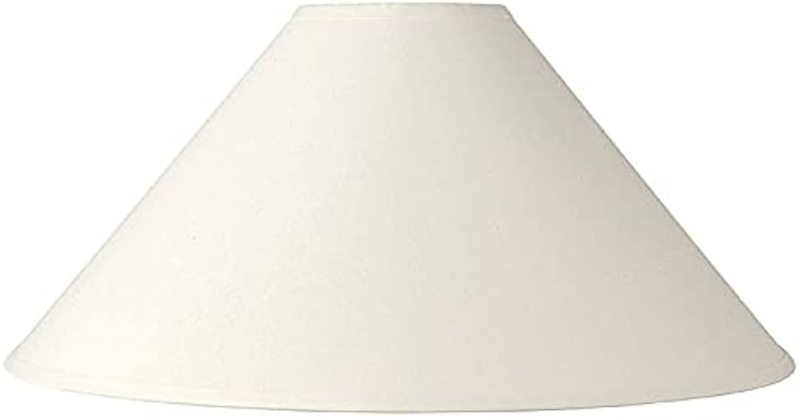 Lamp Shade Wide Diameter Empire Silhouette Linen Texture