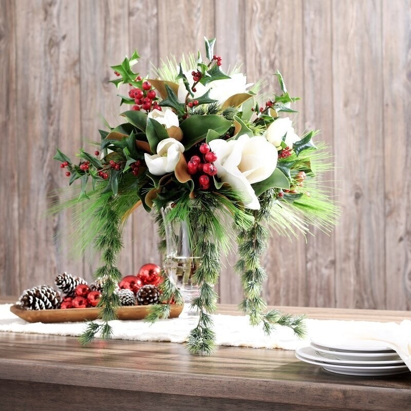 Large Silk Christmas Flower Arrangement | Foter