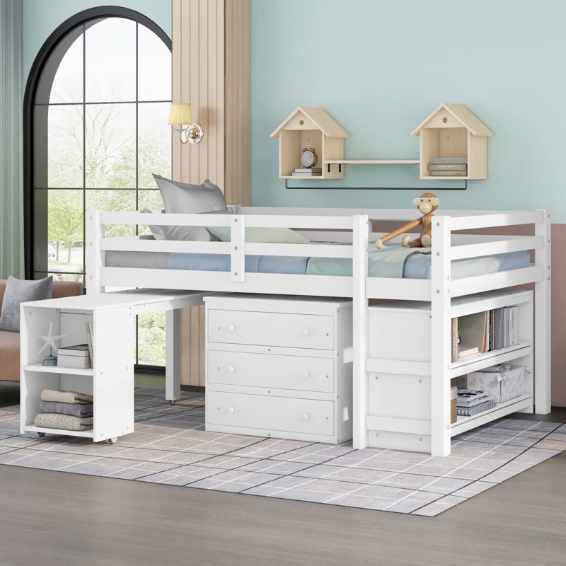 Full Low Loft Bed