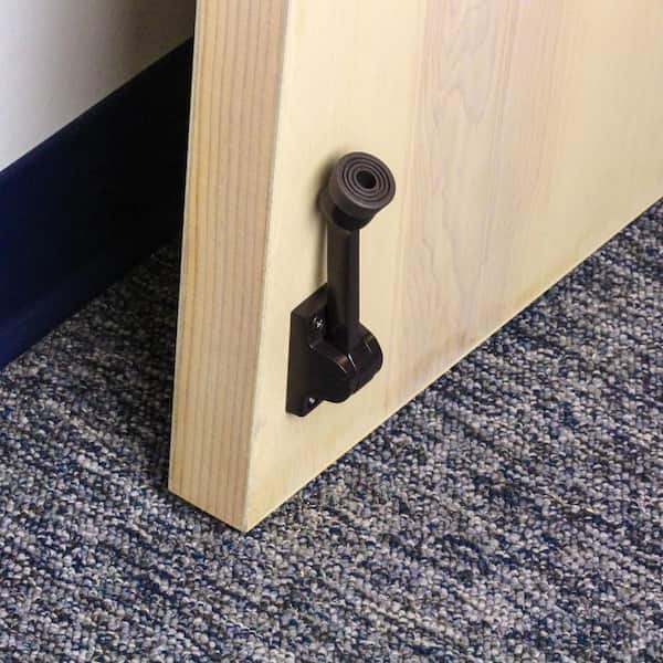 Matte Black Commercial Grade Kick Down Door Stop