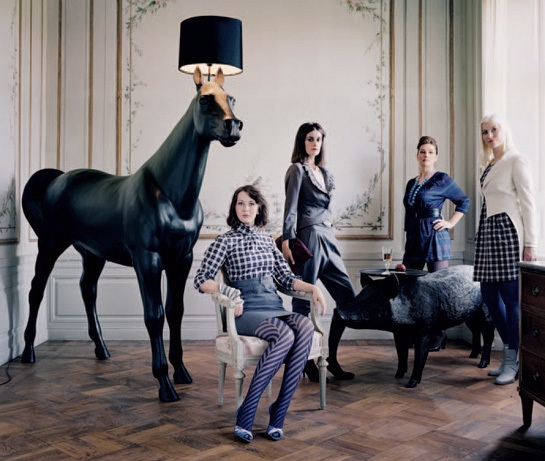 Maximalist Floor Lamp: Life Sized Horse Sculpture, Surrealist Statement