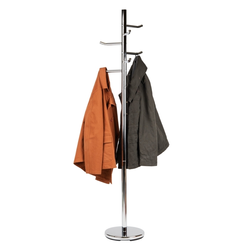 Mind Reader - Coat Rack - 6 Hooks - Metal - Silver