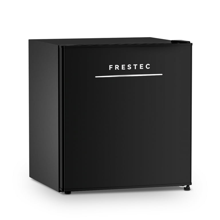 Mini Refrigerator with Handleless Design, Matte Black Finish