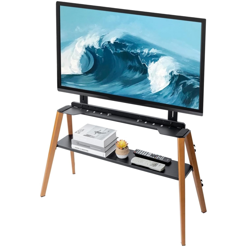 Minimalist A-Frame Tv Stand Easel Design with Integrated Vesa Mount