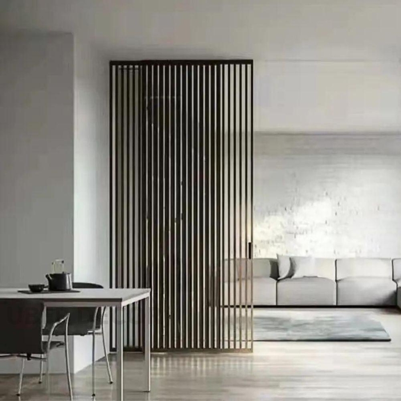 Minimalist Metal Room Partition Screen Room Divider - Custom Metal Par   Uber Decor