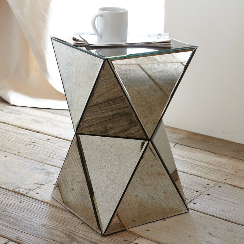 Mirrored End Table | Foter