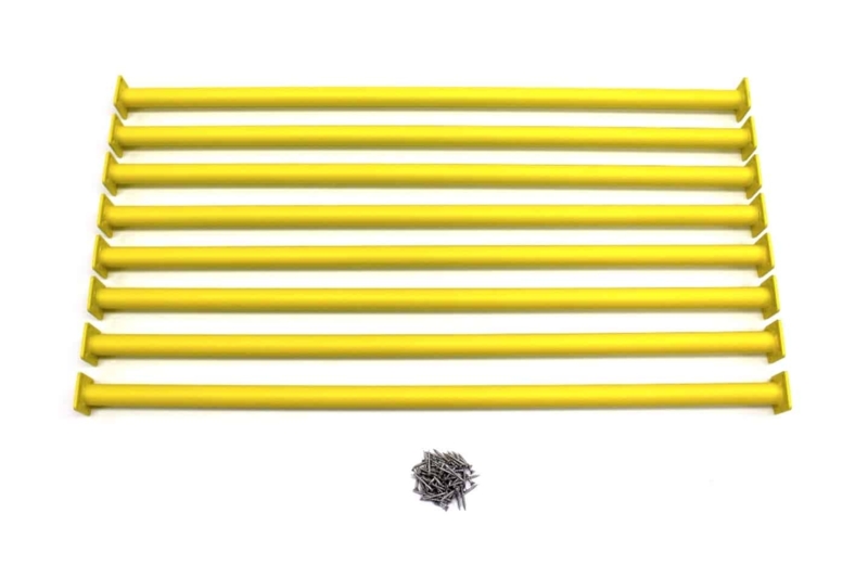 Monkey Bar Rungs 8-Pack End Flanges Industrial DIY Playset Hardware