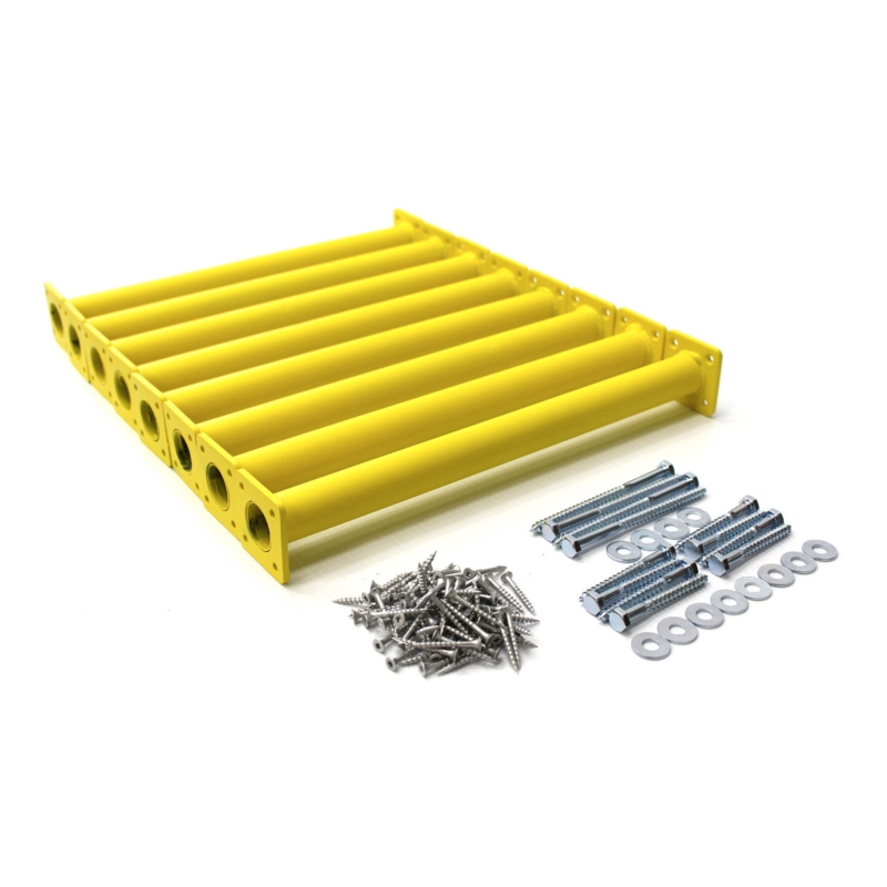 Monkey Bar Rungs 8-Pack Vibrant Yellow Kit DIY Playset Hardware Hex Bolts