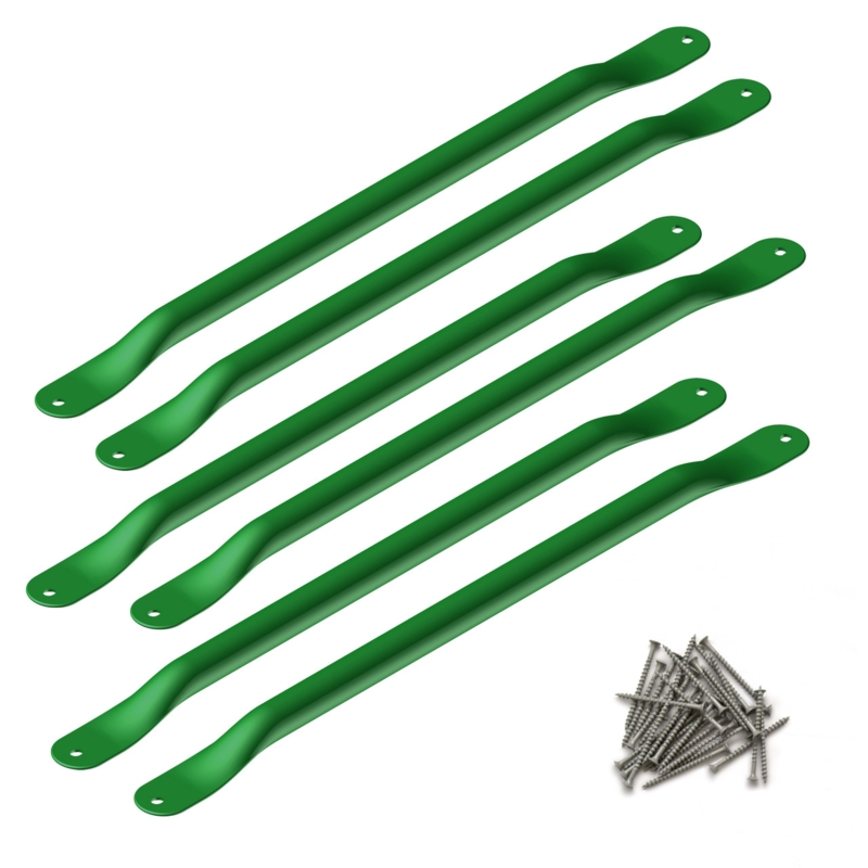 Monkey Bar Rungs Forest Green Set of 6 Offset Ends Utilitarian Hardware