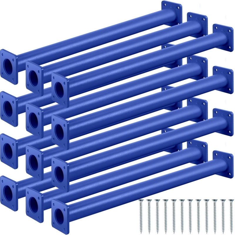 Monkey Bars Bright Blue 12-Piece Set Steel Powder Coated Industrial