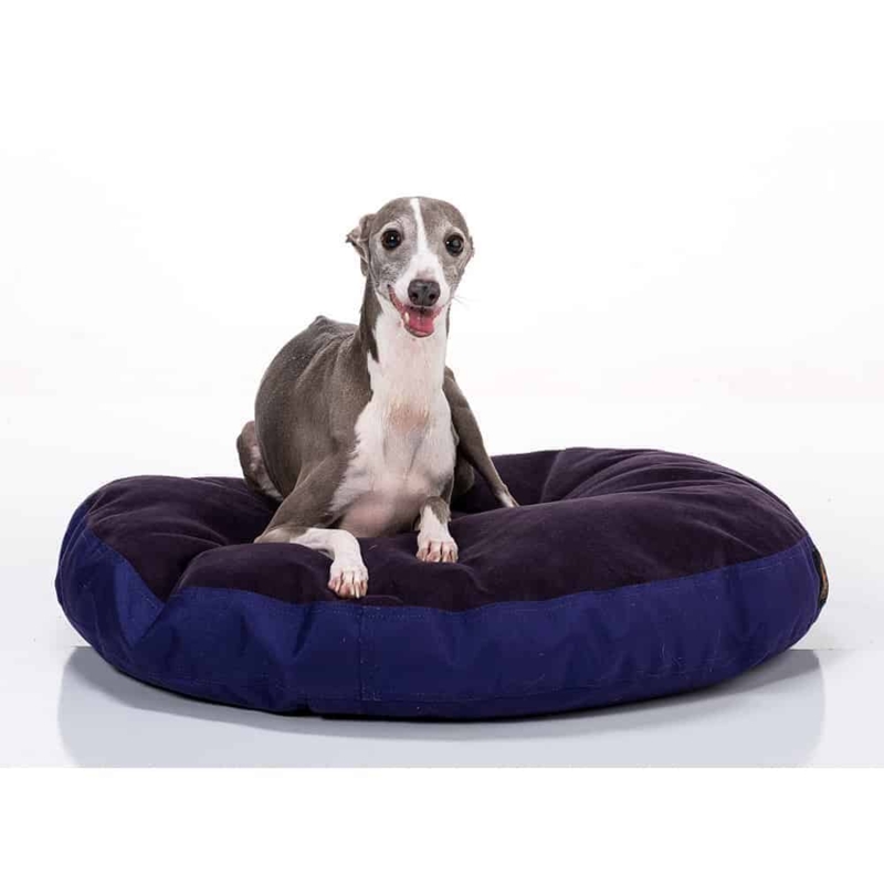 Nesting Dog Bed, Two-Tone Navy, Round Nesting Design