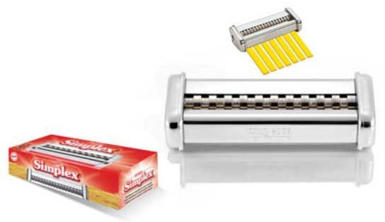 Pasta Attachment Trenette Cutters Polished Silver Professional Noodle Maker