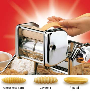 Pasta Attachment Triple Shape Molder Mirror Polished Macaroni Maker