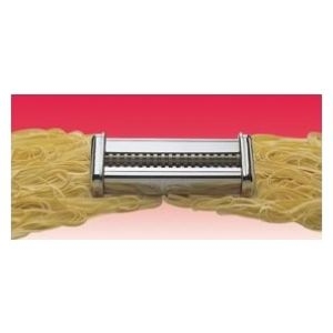 Pasta Machine Attachment Ridged Rollers Polished Metal Compact Frame