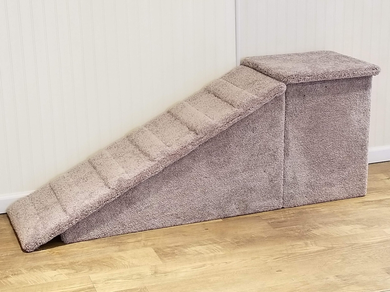 Pet Ramp Extra Long Plush Carpet with Traction Rungs