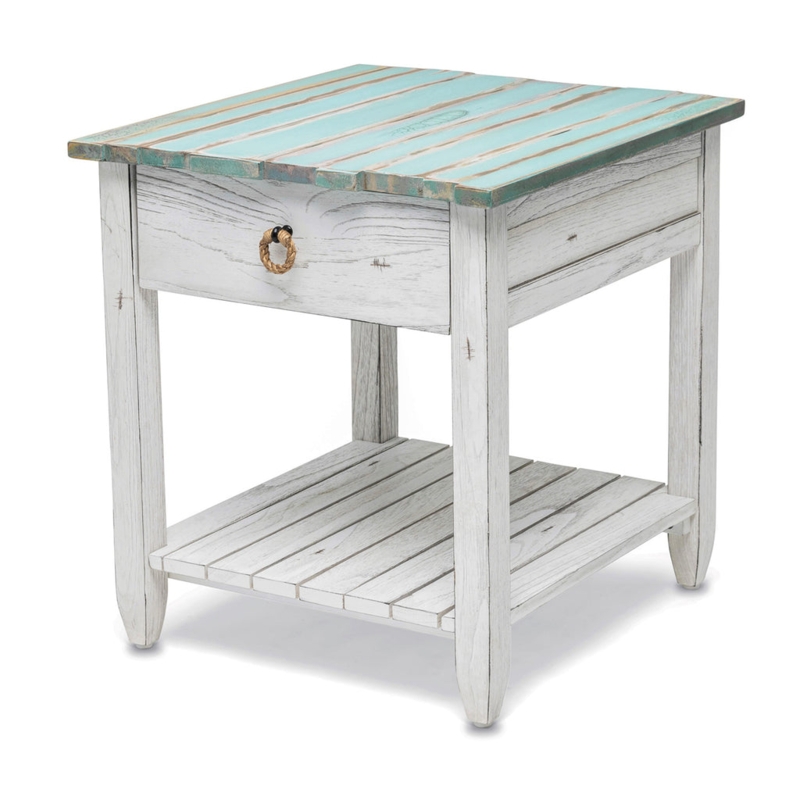 Picket Fence End Table  Lineage Collections