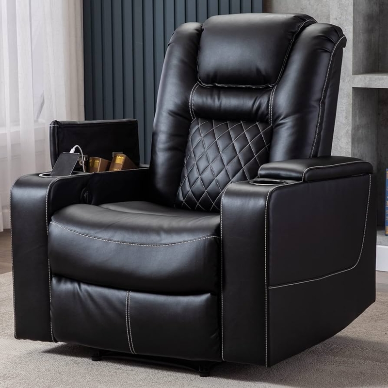 Leather Recliners With Cup Holders