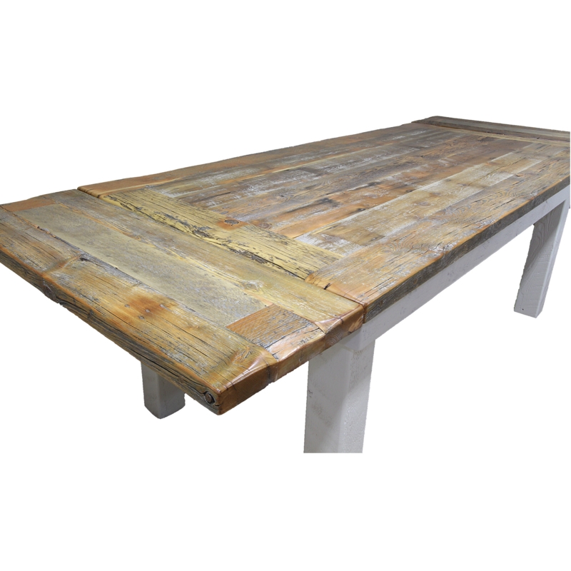 Reclaimed Farmhouse Extension Dining Table | Four Corner Furniture |  Bozeman MT