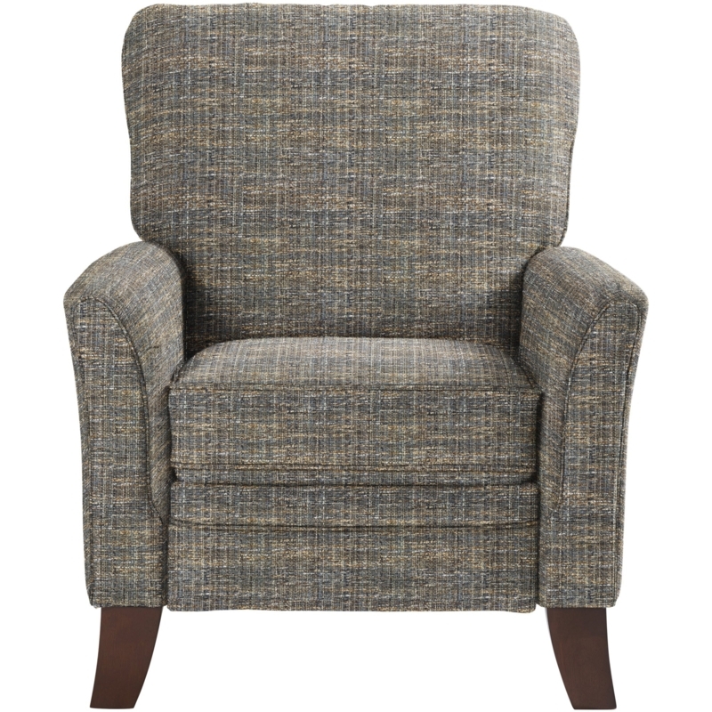 Reclining Accent Chair with Multi-Tonal Textured Weave Fabric