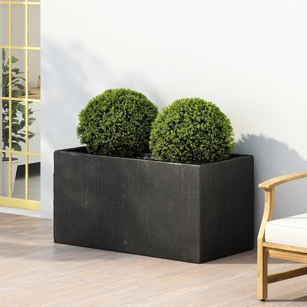 Rectangular Planter Trough Style Magnesium Oxide Concrete Look