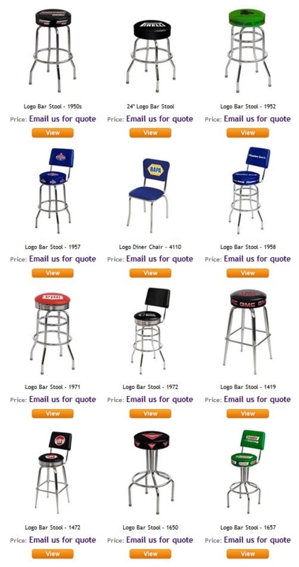 Retro Chrome Diner Chairs, Vibrant Primary Colors, Swivel Seat