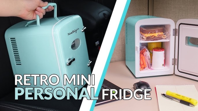 RF6RRAQ | Retro 6-Can Personal Mini Fridge