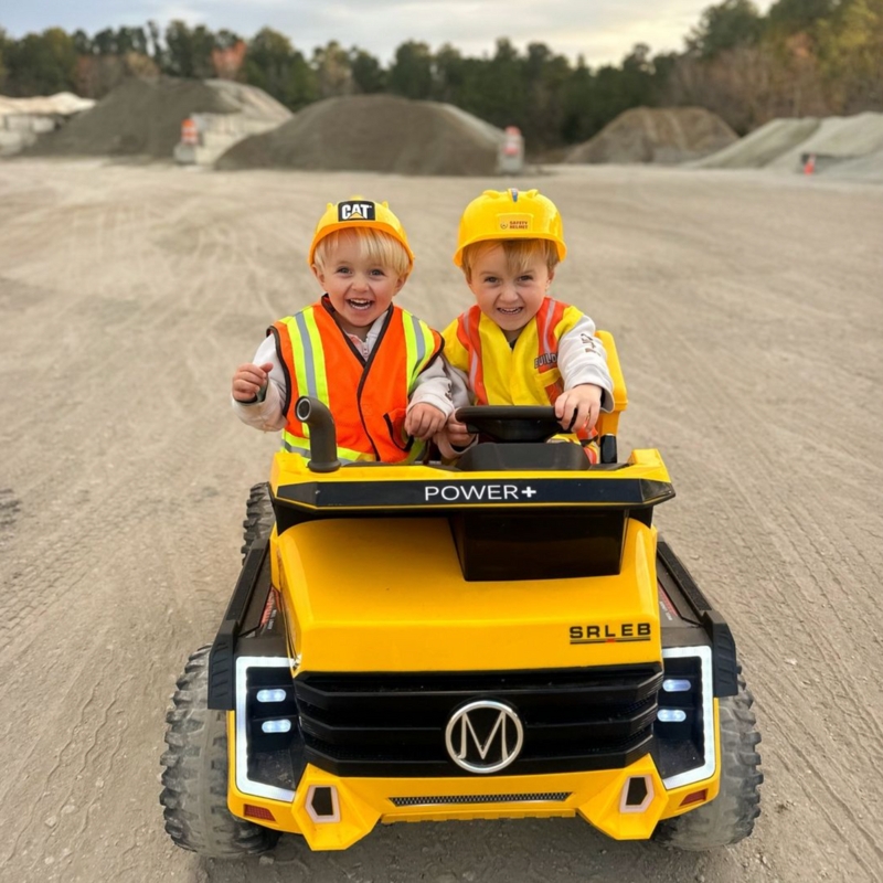 Ride-on Truck featuring Dual Seating and Integrated LED Headlights