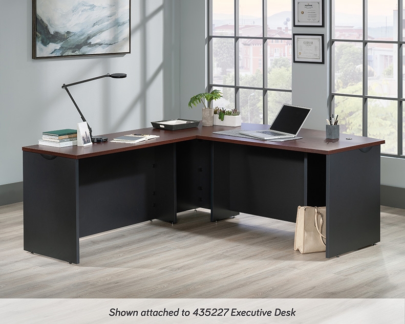 Sauder Executive Office Desk Return in Classic Cherry 435188