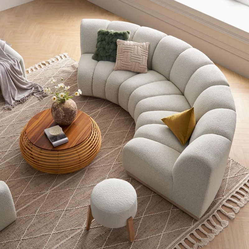 Semi Circle Round Two Seater Sofa 15 Best Curved Sofas 2024  Chic,  Rounded-Back Couches To