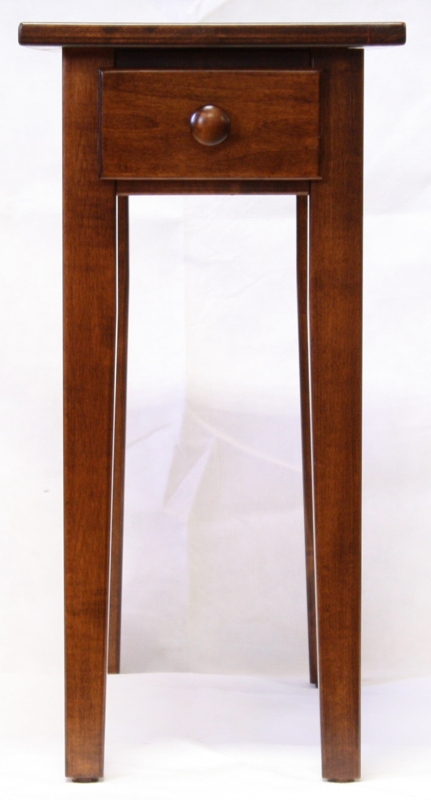 Shaker Style Maple Side Table with Tapered Legs