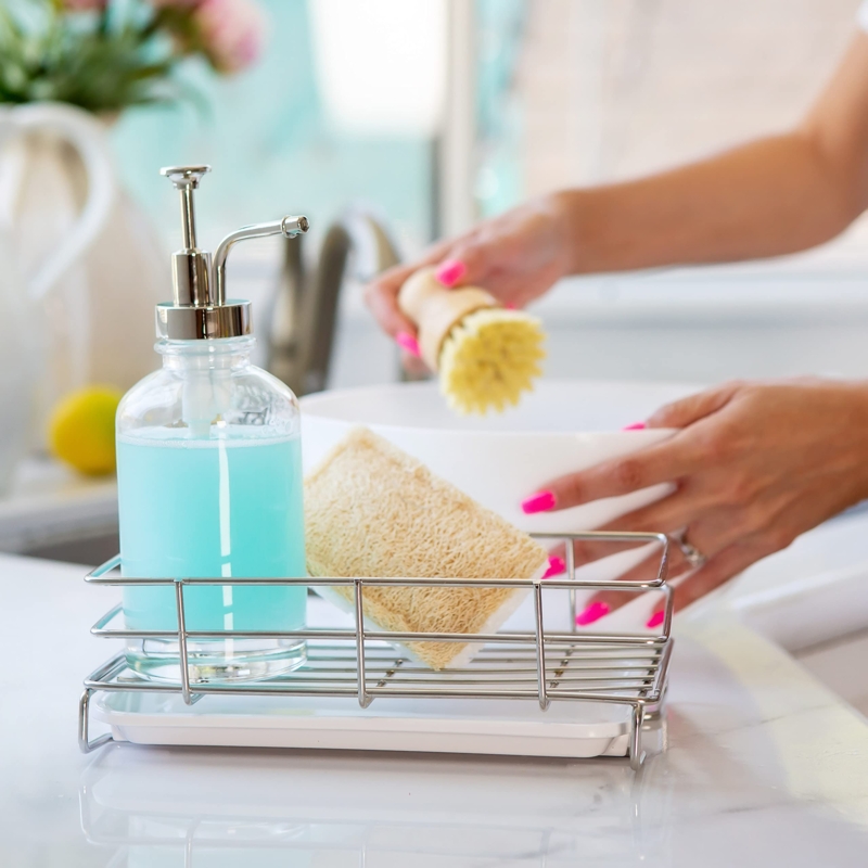 Kitchen Soap Dispenser Caddy