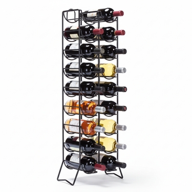 Slim Vertical Wine Rack with 18 Bottle Capacity