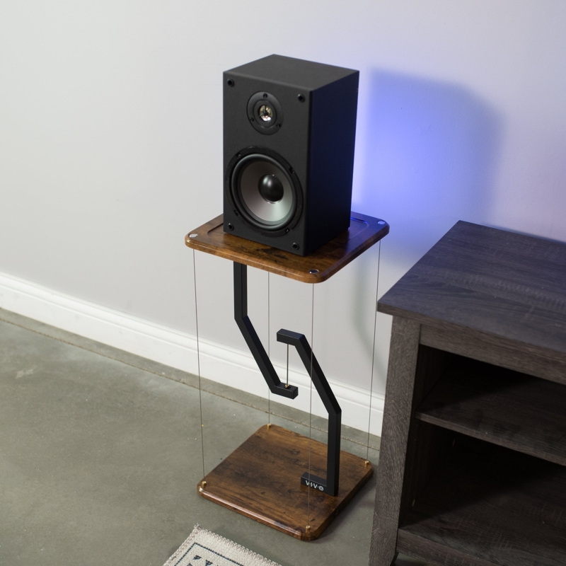 Speaker Stand Tensegrity Design Floating Audio Pedestal Modern Industrial