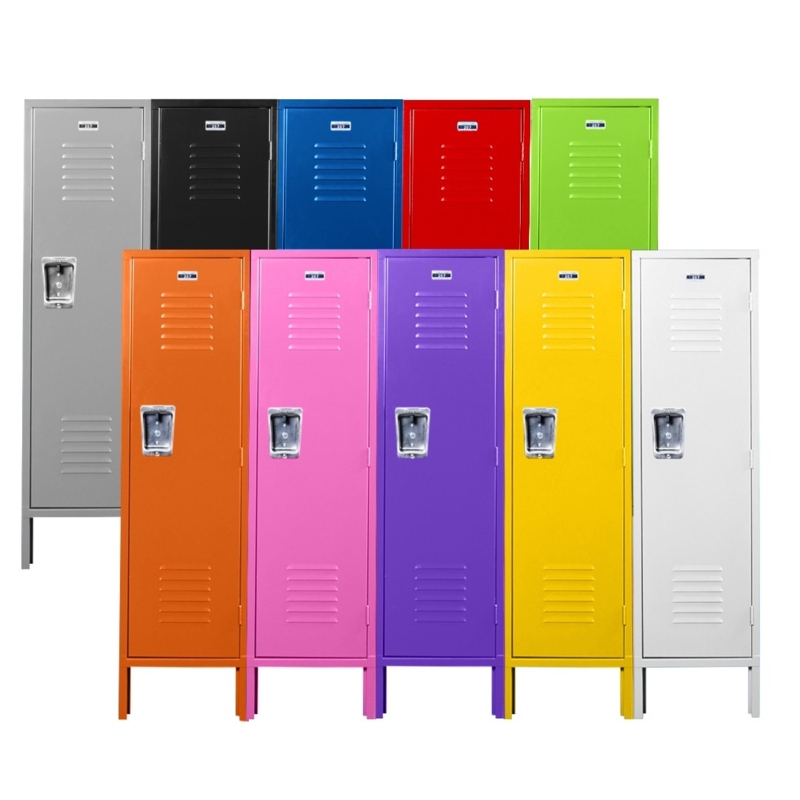 Storage Locker in Multi-Color Palette with Louvered Vents