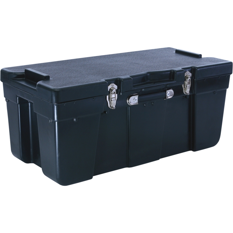 Storage Trunk: Industrial Utility Box with Secure Metal Latch Closures