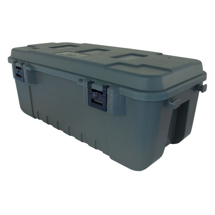Storage Trunk: Olive Drab with Reinforced Lid & Heavy Duty Latches