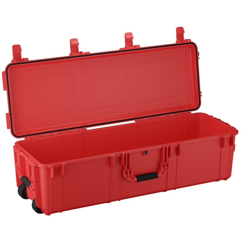 Storage Trunk: Vibrant Red Extra Long Profile with Gasket Seal