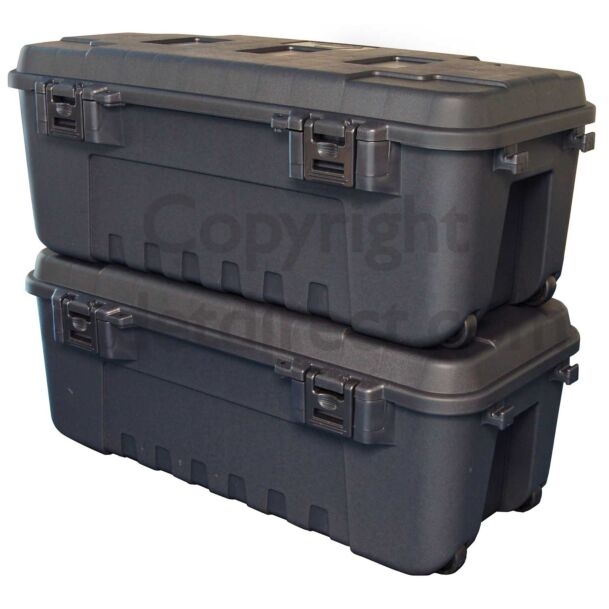 Storage Trunks: Stackable Tactical Set with Integrated Wheels