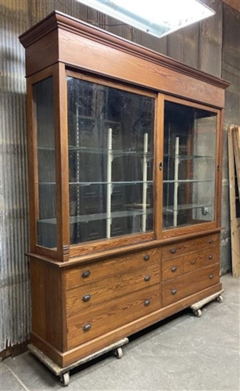 Store Display Case, Vintage Display Cabinet, Lighted Curio Cabinet, China  Hutch, China Cabinet With Sliding Doors, Kitchen Display - Etsy