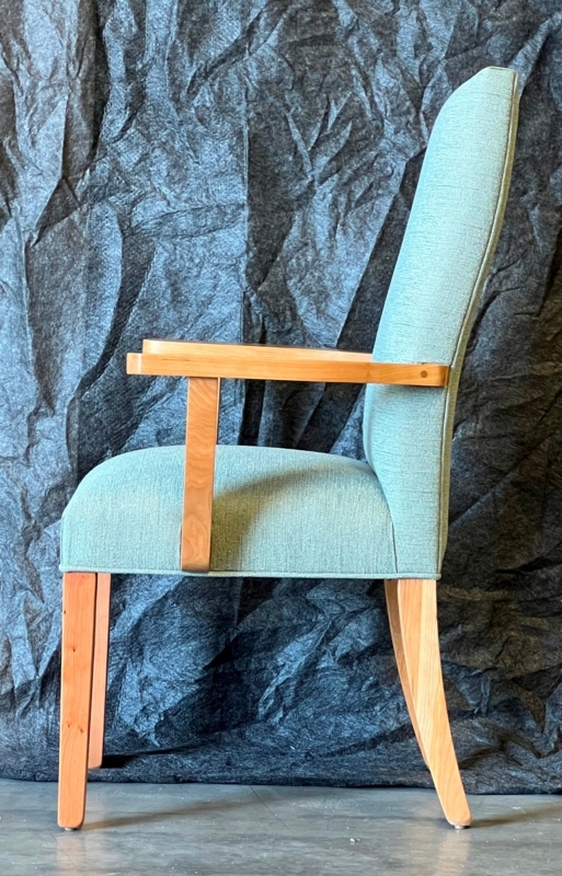 Strong, supportive, narrow Hudson dining chair  Endicott Home Furnishings