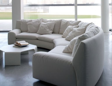 Stylish round sofas and comfortable half-round sofa-beds - Luxury furniture  MR