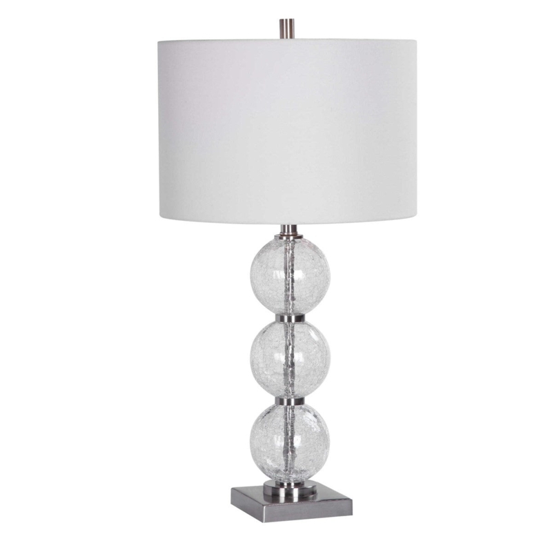 Table Lamp Stacked Spheres Glamorous Bedside Lighting