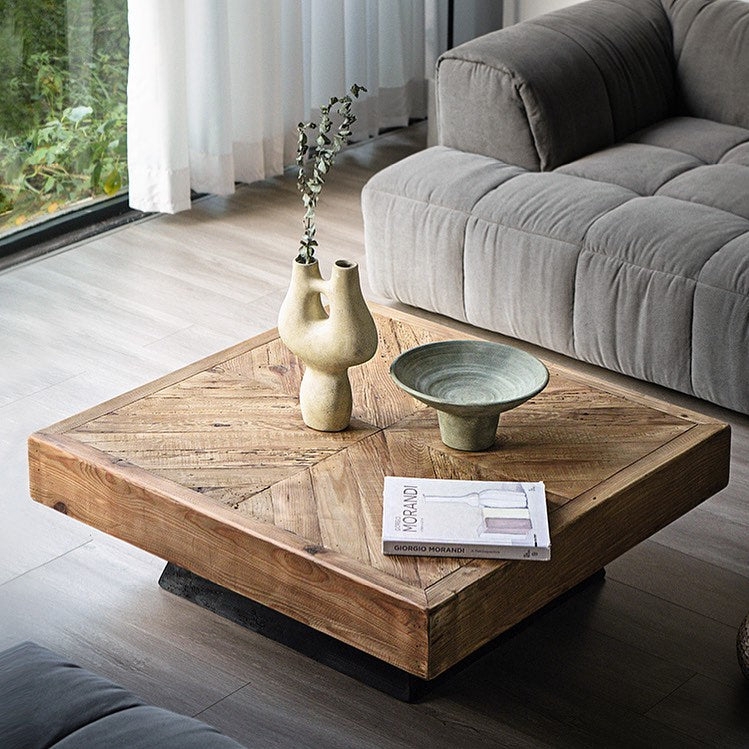 Table Salon Large Square Coffee Table Sets - 15 Best Collection Of Square  Coffee Table Basse De Salon