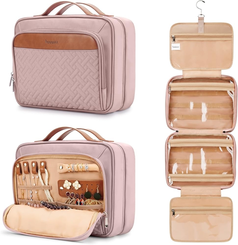 Large Toiletry Bag With Compartments