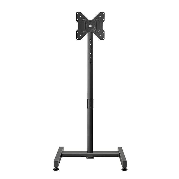TV Stand Mount with VESA Plate, Height Adjustable Telescopic Pole.