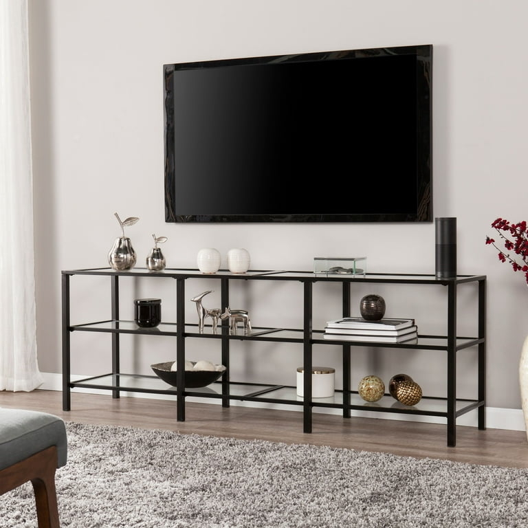 Glass Metal TV Stand