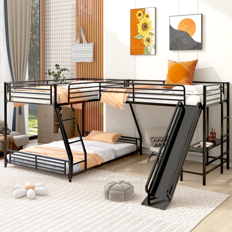 Twin Bunk Full Loft Bed With Futon Clearance Twin Over Full Loft Bed With  Desk Online