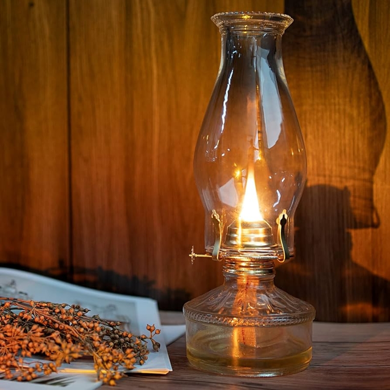 Glass Chimney Kerosene Lamp