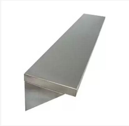 Wall Shelf Rectangular Profile Integrated Backsplash Seamless Edges