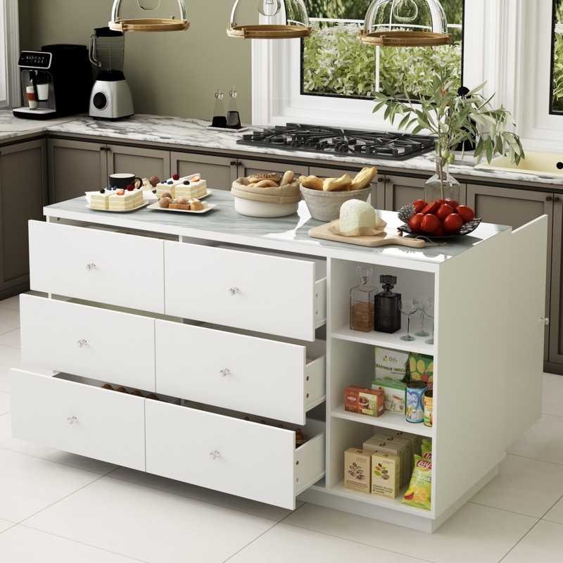 Kitchen Islands With Drawers